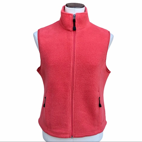 L.L. Bean fleece vest zip up. - Picture 1 of 9